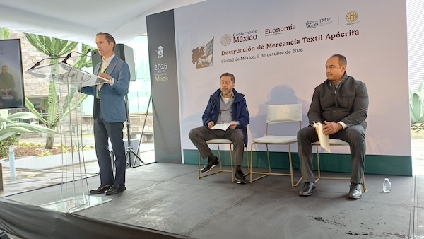 Rafael Torre Lamuño, presidente de la Canaintex, dirigió un mensaje contundente acerca de la destrucción de la mercancía pirata.